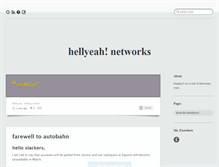Tablet Screenshot of hellyeah.com